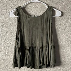 American Eagle Peplum Top